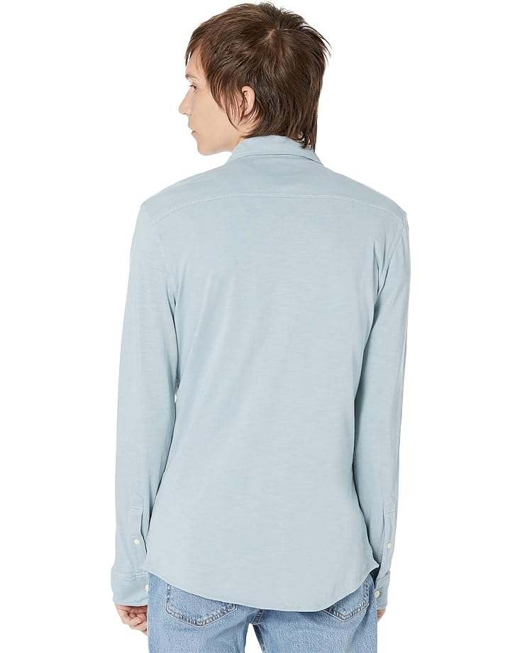 Рубашка Faherty Knit Seasons Shirt, цвет Blue Cove