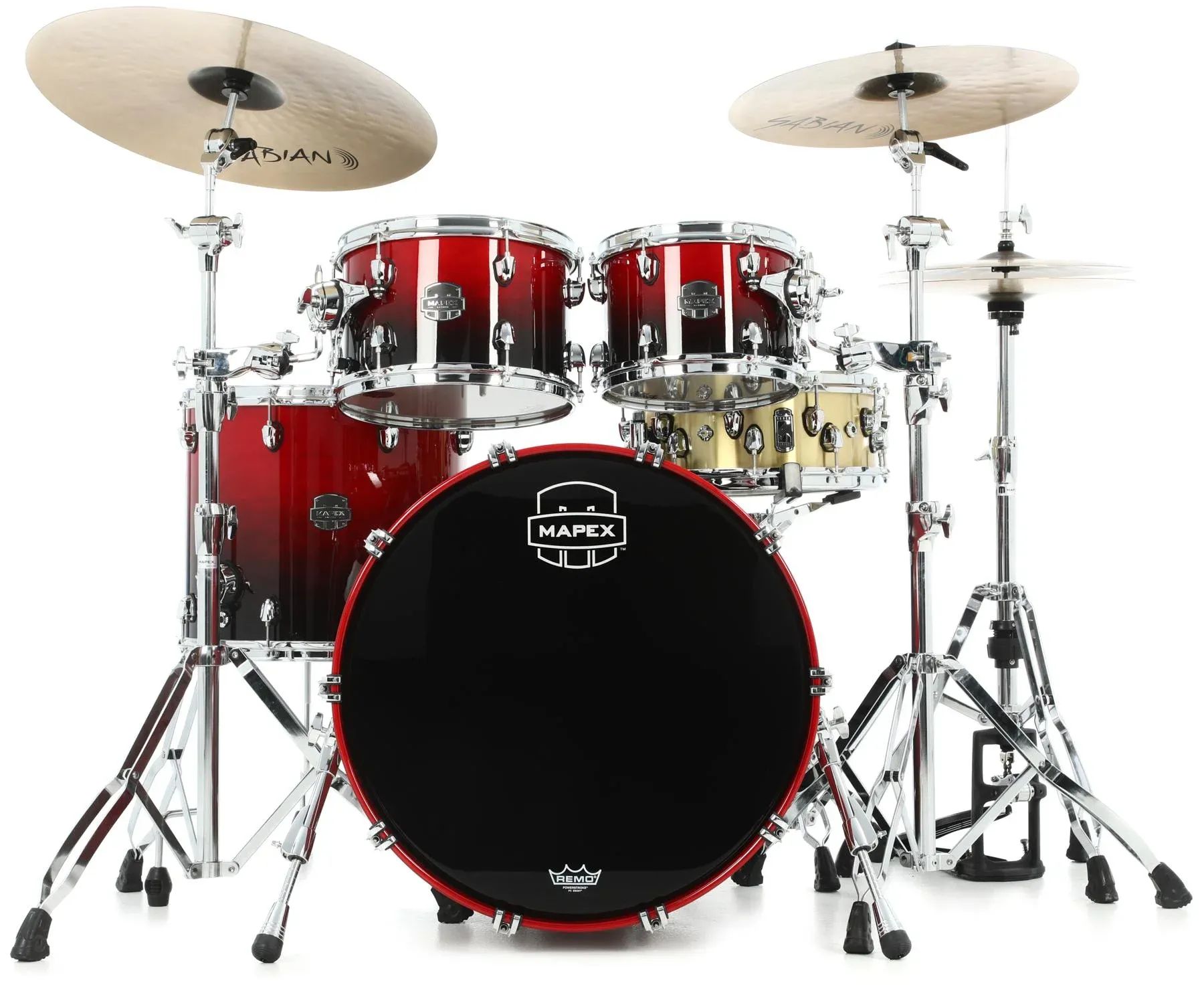 

Mapex Saturn Набор из 4 предметов Rock Shell — Scarlet Fade