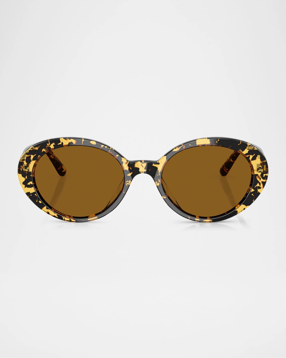 

Овальные солнцезащитные очки из ацетата Oliver Peoples, цвет Dark Tort