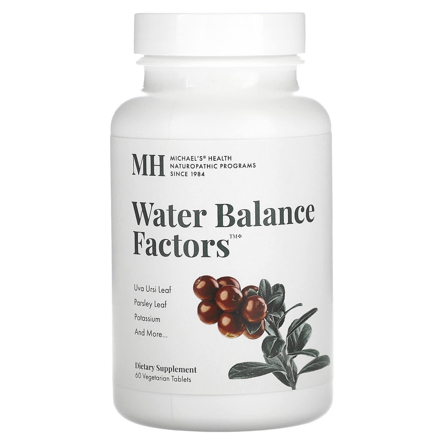 

Water Balance Factors, 60 вегетарианских таблеток, Michael's Naturopathic