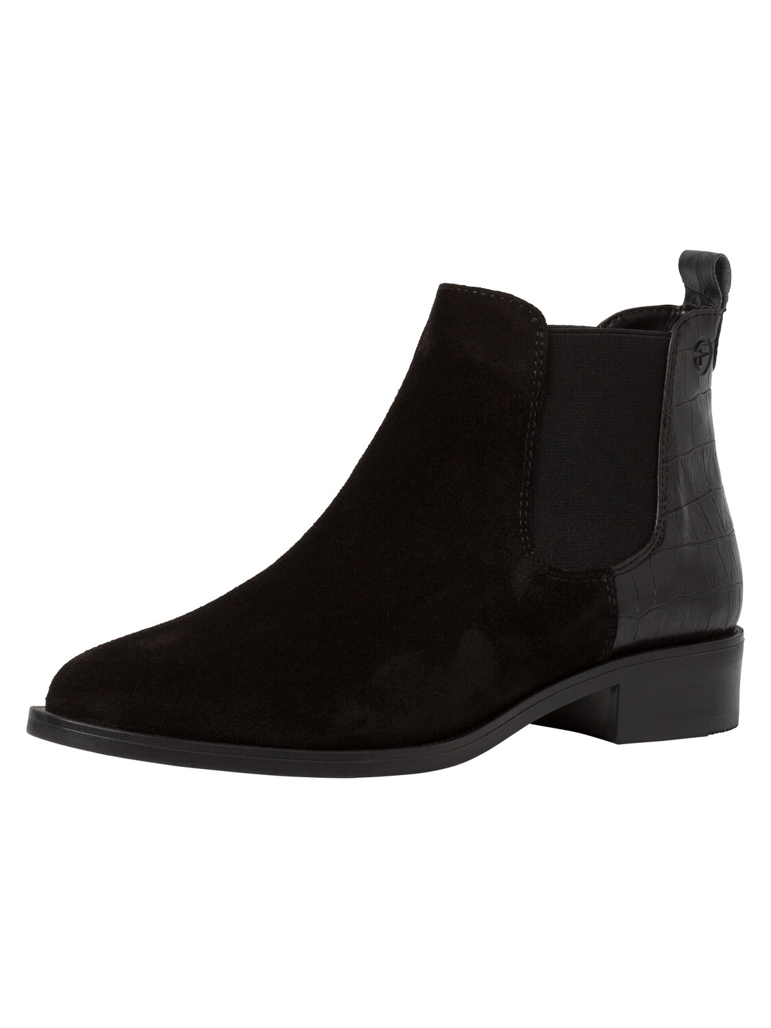 Ботинки Tamaris Chelsea Boot, цвет BLK SUED./STR.