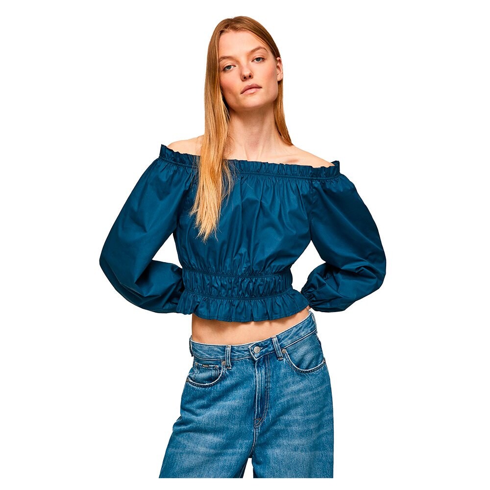 

Рубашка с длинным рукавом Pepe Jeans Blanche, синий