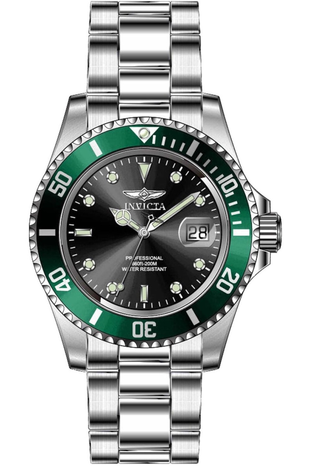 

Часы pro дайвер 47353 40 мм Invicta, серебряный