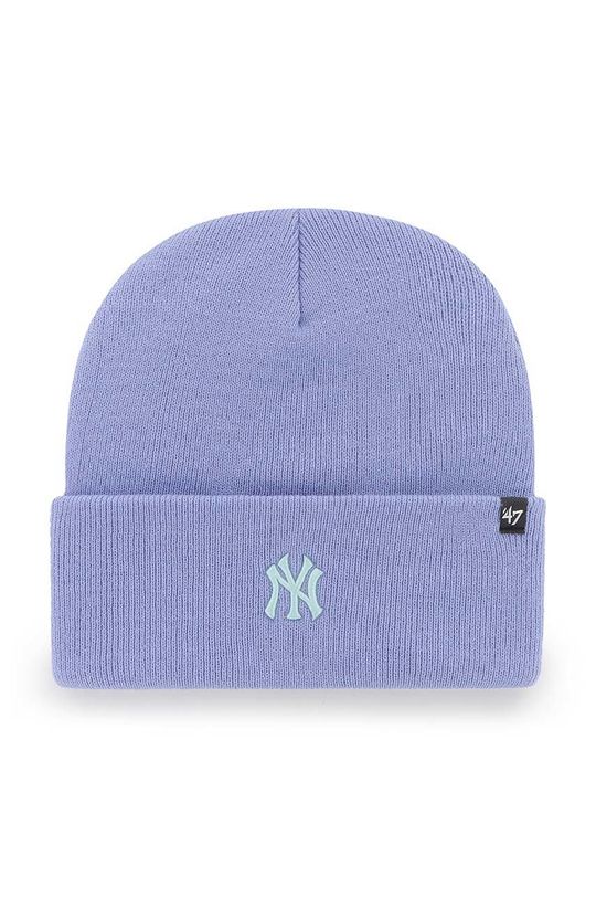 Кепка MLB New York Yankees 47brand, фиолетовый панама 47brand fleece bucket new york yankees ярко фиолетовый b flcbk17pff bv