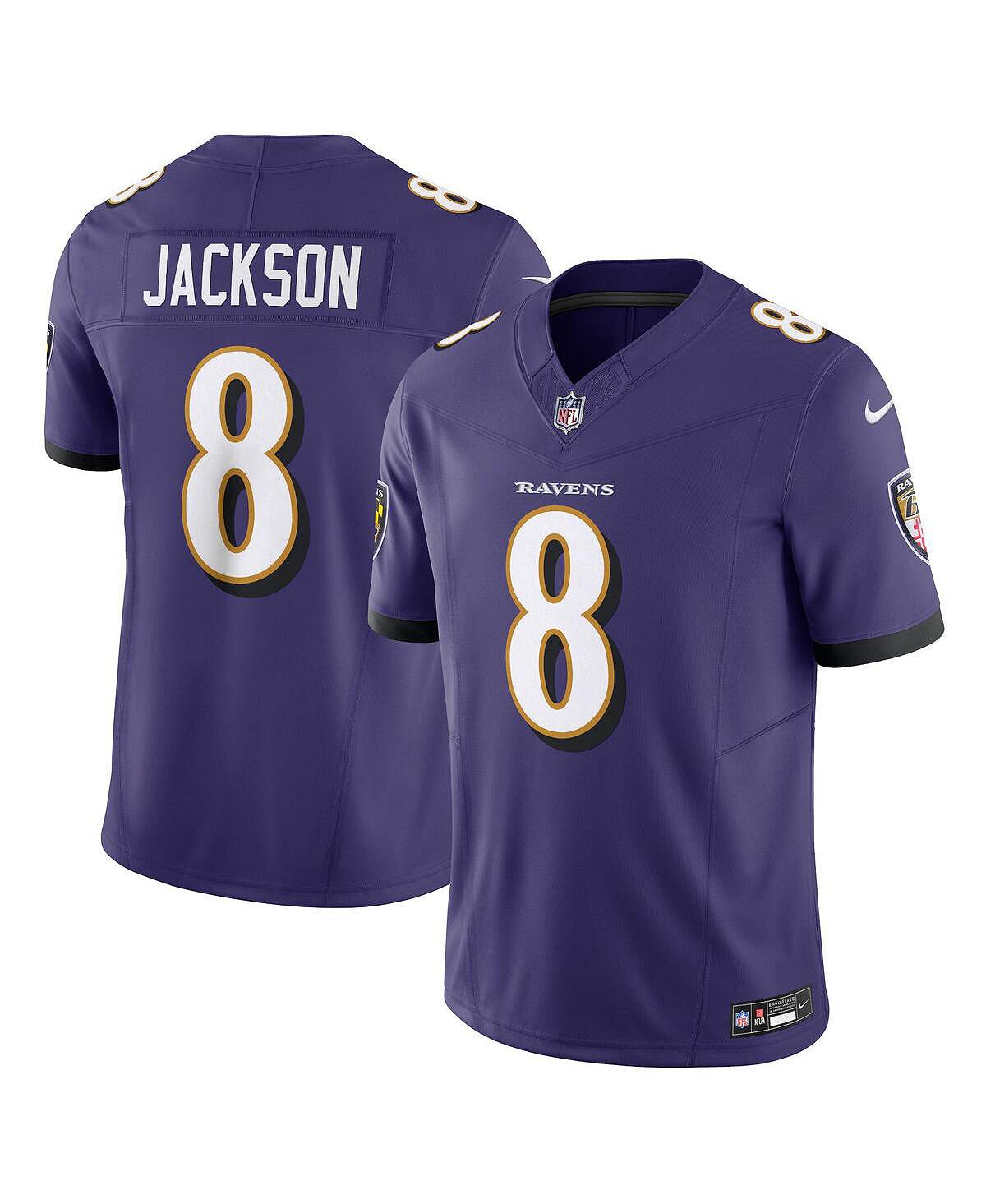 

Мужские кроссовки Lamar Jackson Purple Baltimore Ravens Vapor F.U.S.E. Ограниченный Джерси Nike