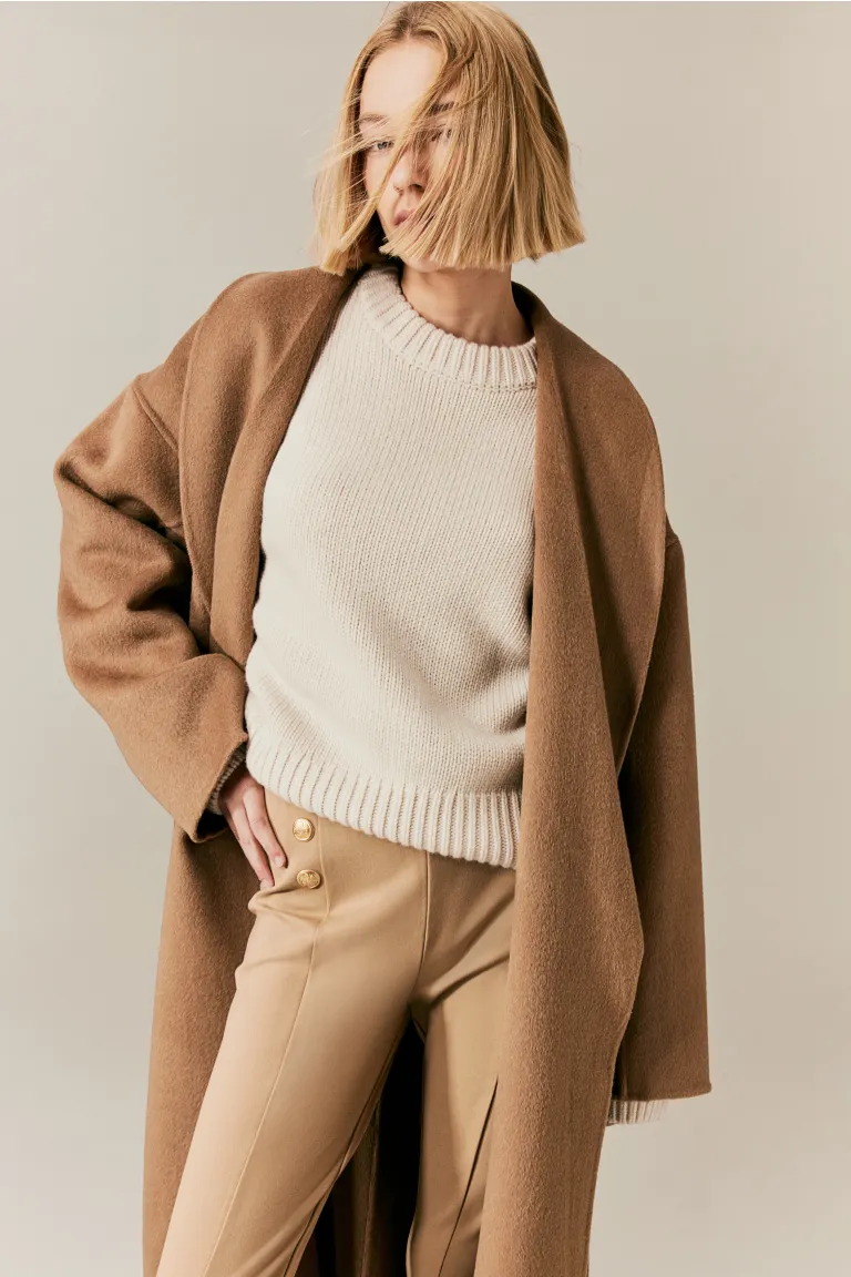 

Леггинсы из плотного трикотажа H&M, бежевый
