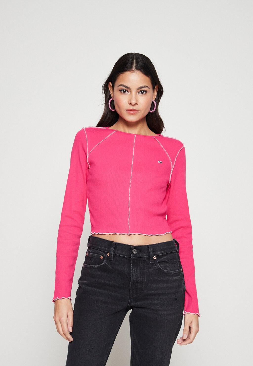 

Топ с длинными рукавами Tommy Jeans