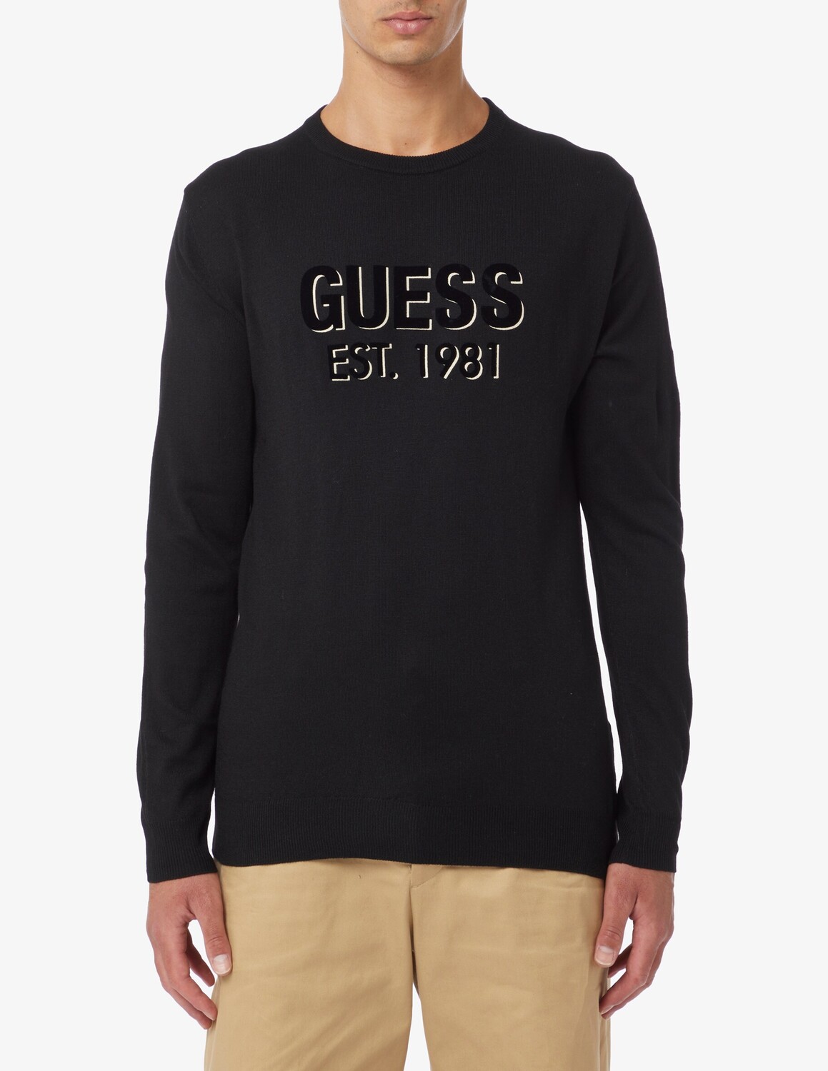 

Джемпер с логотипом Guess, черный