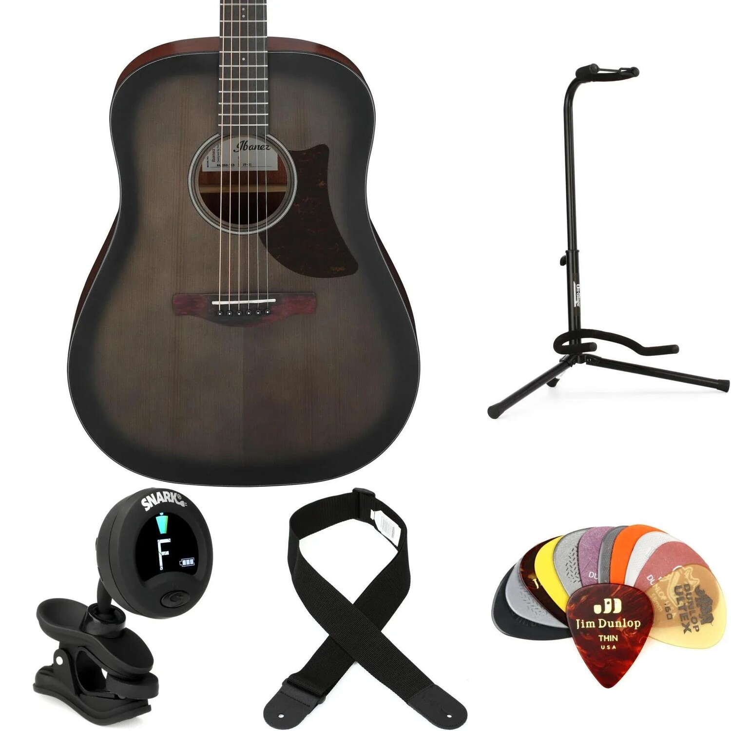 

Комплект предметов для акустической гитары Ibanez AAD50TCB Advanced — Transparent Charcoal Burst
