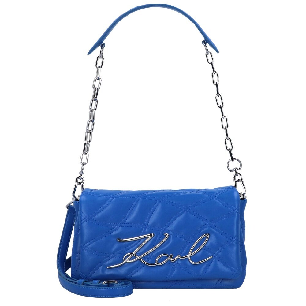 

Рюкзак Karl Lagerfeld Signature Soft, синий/королевский синий