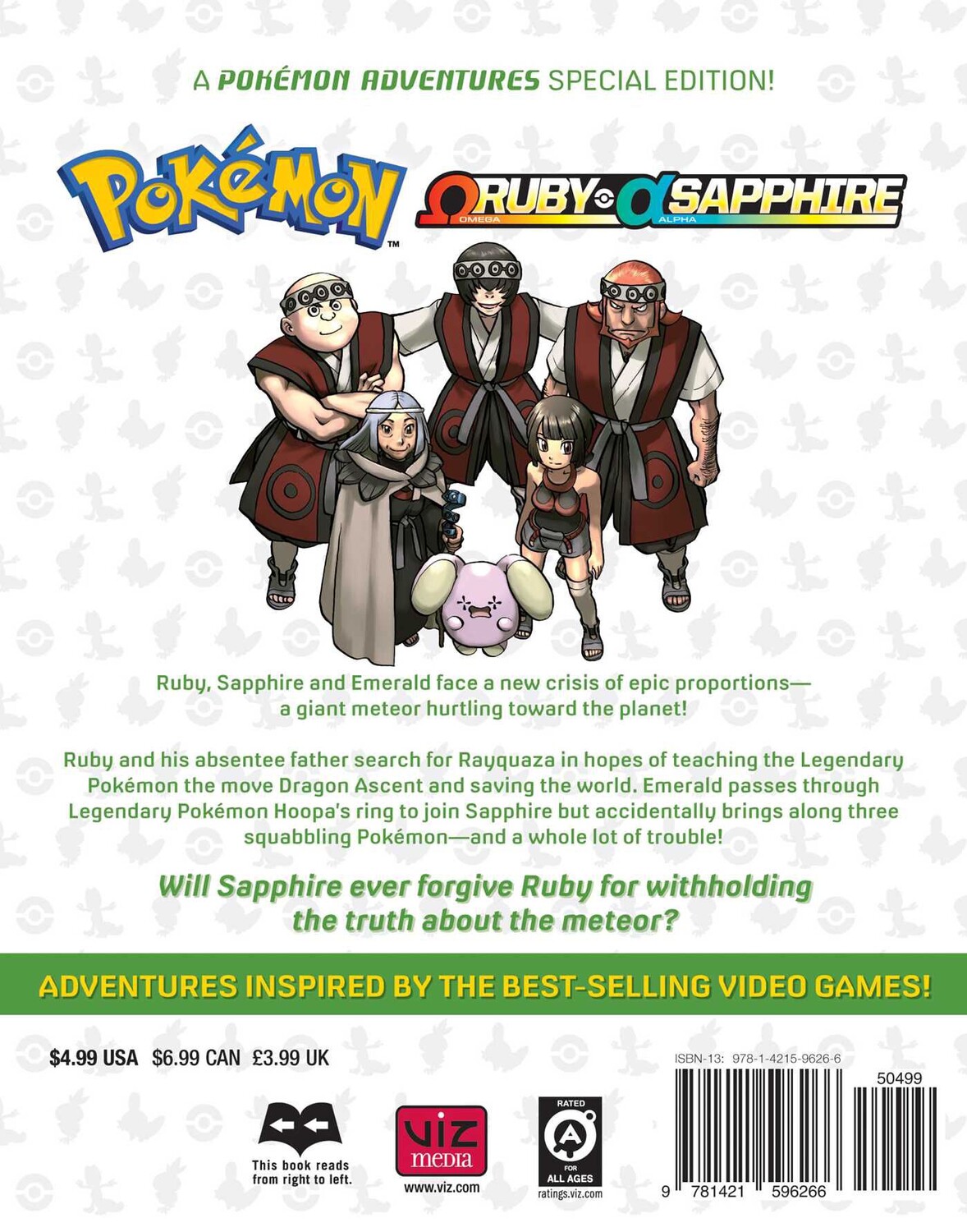 

Манга Pokemon Omega Ruby & Alpha Sapphire Manga Volume 5
