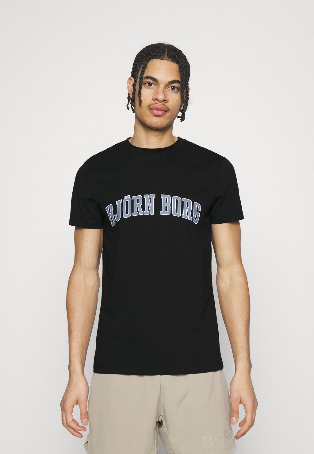 

Футболка с принтом ESSENTIAL SHIRT Björn Borg, черная красота, Черный