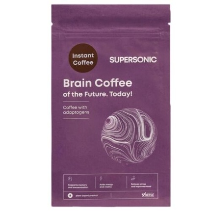 Растворимая биологически активная добавка Brain Coffee с адаптогенами 180г Markenlos биологически активная добавка biografica brain booster 100 мл