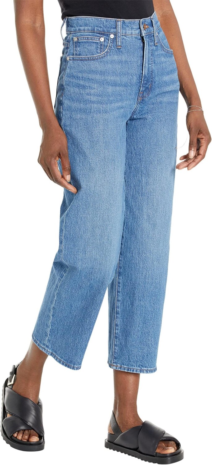 

Джинсы The Perfect Vintage Wide-Leg Crop Jean in Cresslow Wash Madewell, цвет Cresslow Wash
