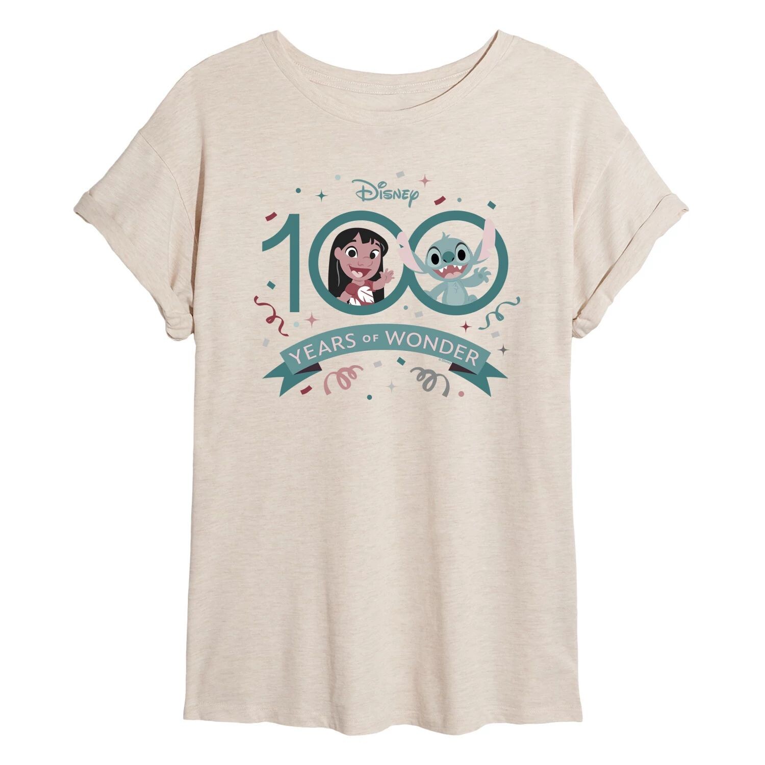 

Струящаяся футболка Lilo & Stitch Disney 100 Juniors Disney