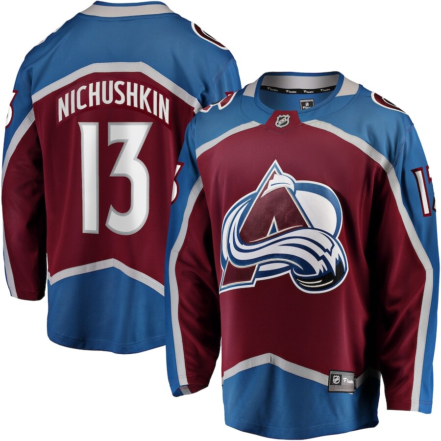 

Джерси Fanatics Branded Colorado Avalanche, бордовый