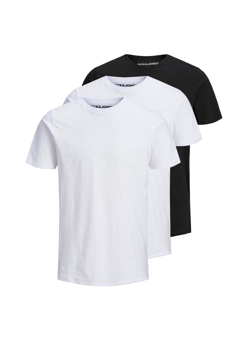 Футболка Jack & Jones Kurzarms 3er Pack, цвет multi-Black-White