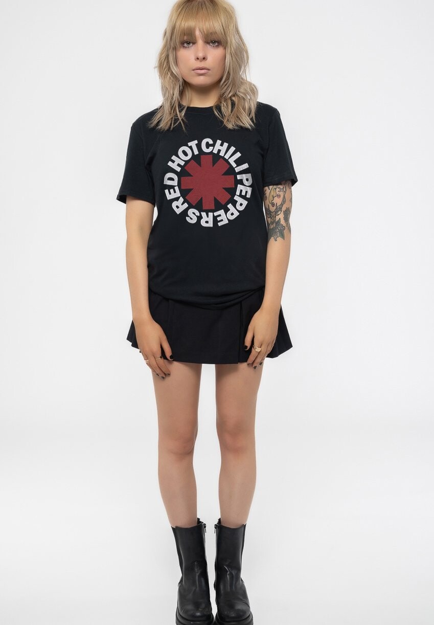 

Футболка с принтом RED HOT CHILI PEPPERS CLASSIC ASTERISK Paradiso Clothing, черный