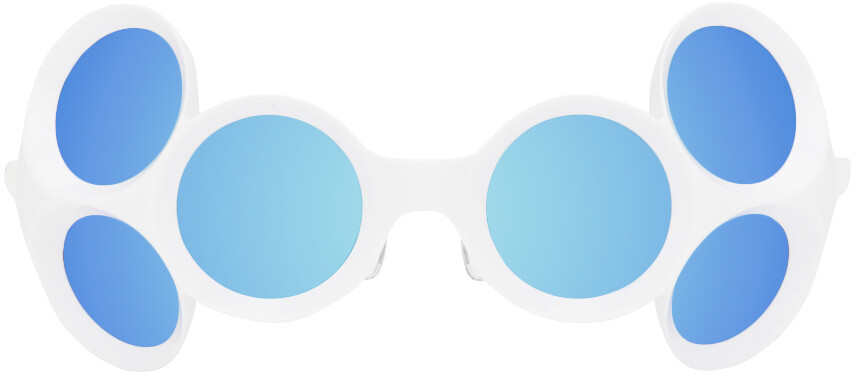 

SSENSE Эксклюзивные солнцезащитные очки FA-087 Factory900, цвет White