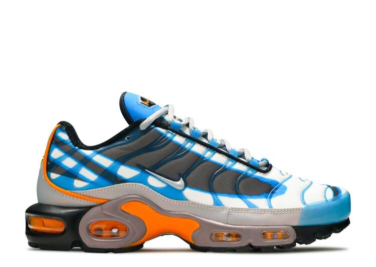 

Кроссовки Nike AIR MAX PLUS PREMIUM 'PHOTO BLUE', синий, Синий;серый