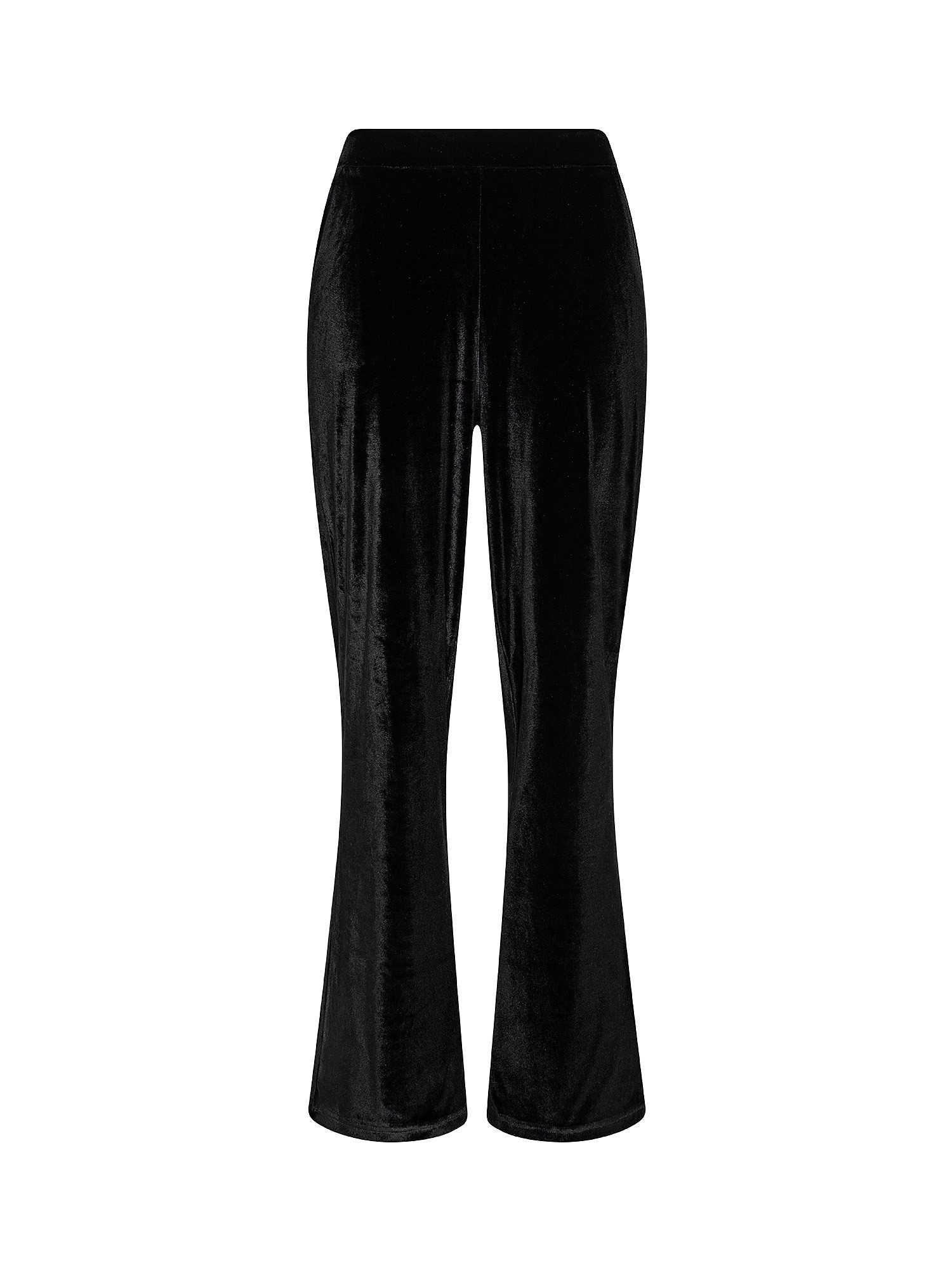 Велюровые брюки Koan Knitwear, черный брюки велюровые на меху клариса
