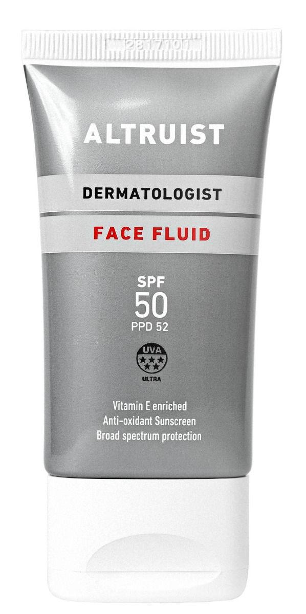 Altruist Face Fluid Sunscreen SPF50 защитный крем с фильтром для лица, 50 ml