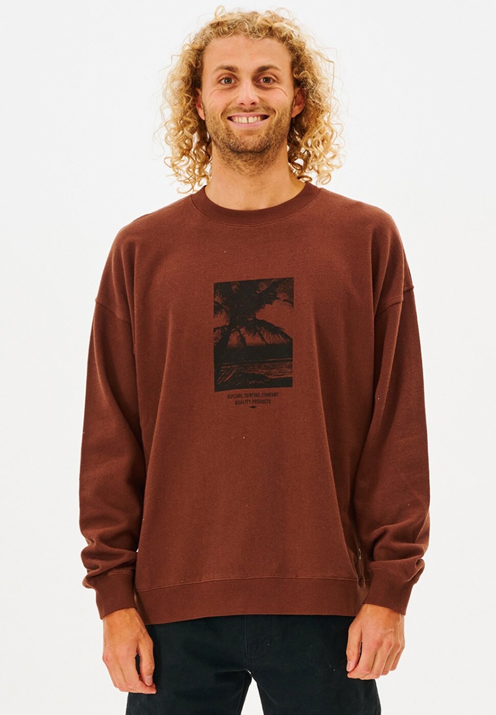 

Толстовка Quality Surf Rip Curl, цвет dusted chocolate