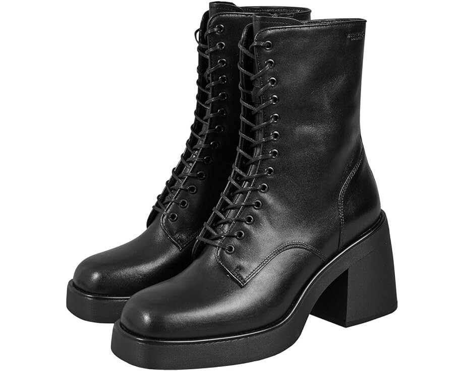 

Ботинки Vagabond Shoemakers Brooke Leather Lace-Up Bootie, черный