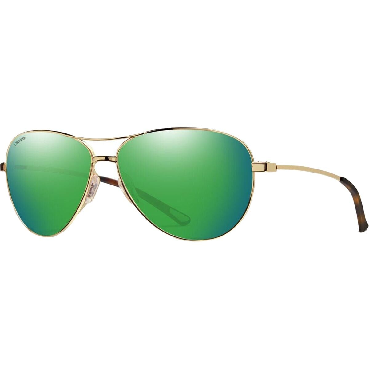 

Поляризационные солнцезащитные очки langley Smith, цвет gold/chromapop polarized green mirror