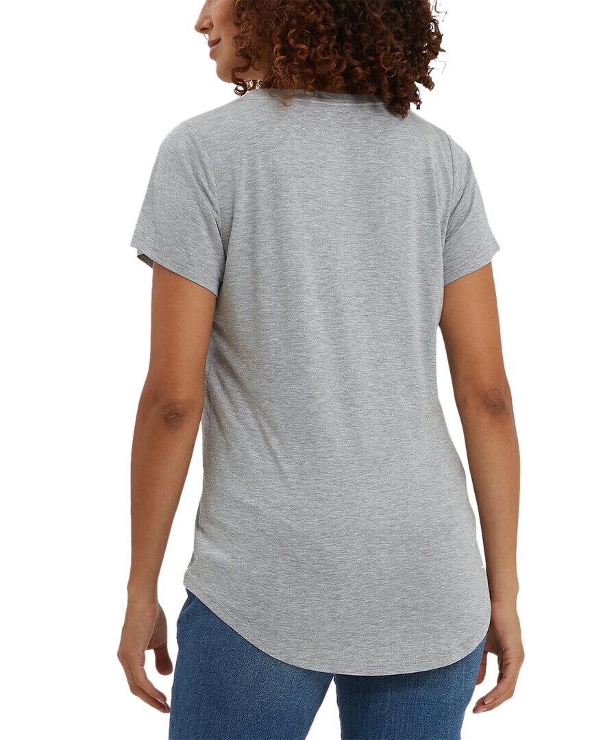 

Футболка NOM для кормящих мам, цвет Heather Grey