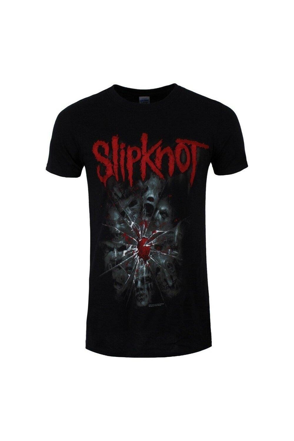 

Разрушенная футболка Slipknot, черный