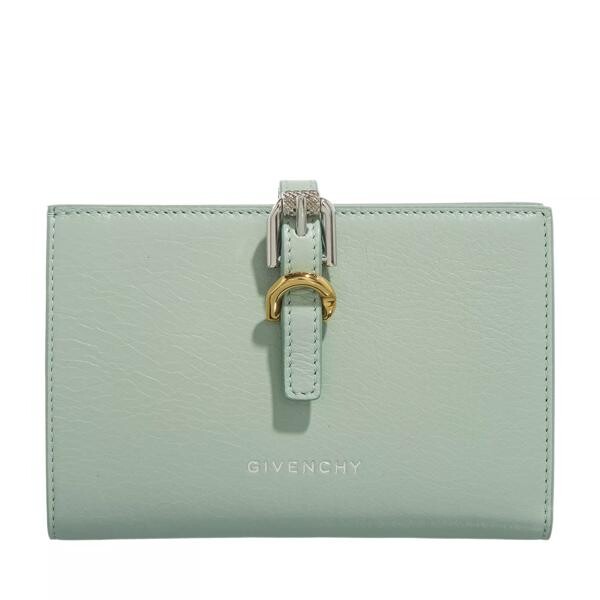 Кошелек voyou wallet in leather Givenchy, зеленый кошелек leather snake wallet rassvet зеленый