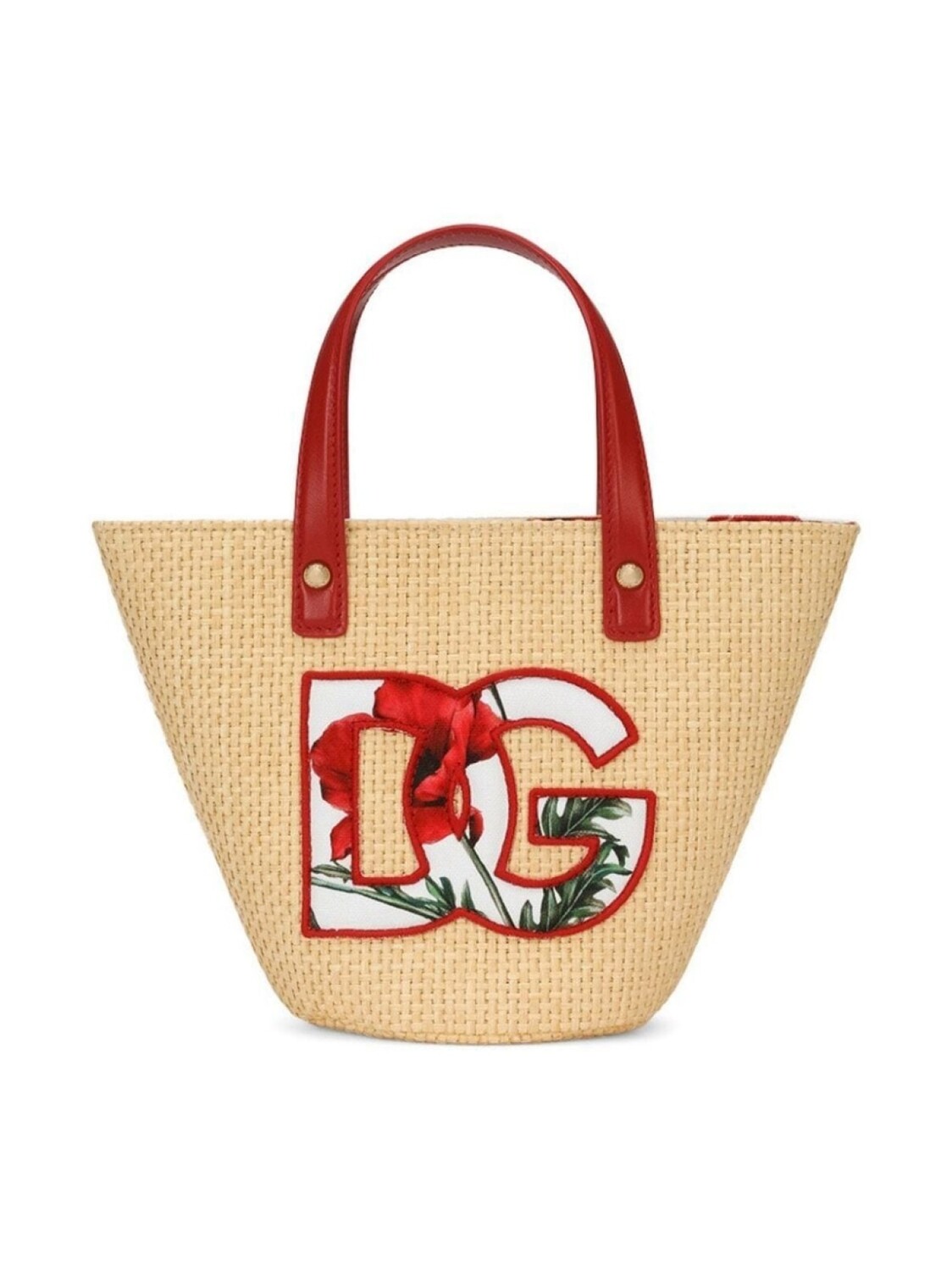 

Dolce & Gabbana плетеная сумка-тоут с логотипом, коричневый