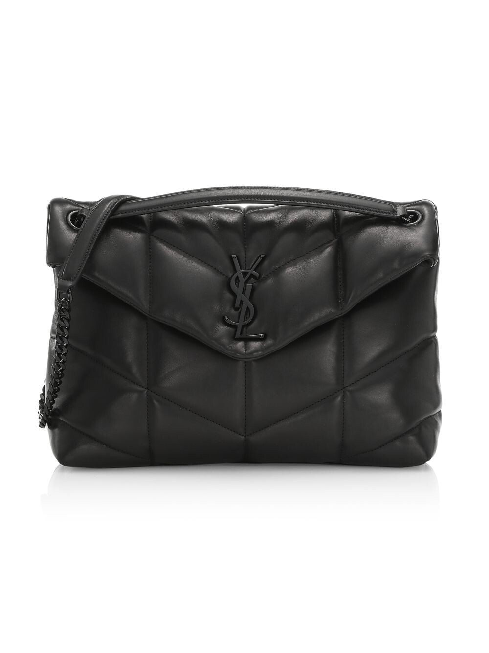 

Сумка через плечо из пуховой кожи среднего размера Saint Laurent