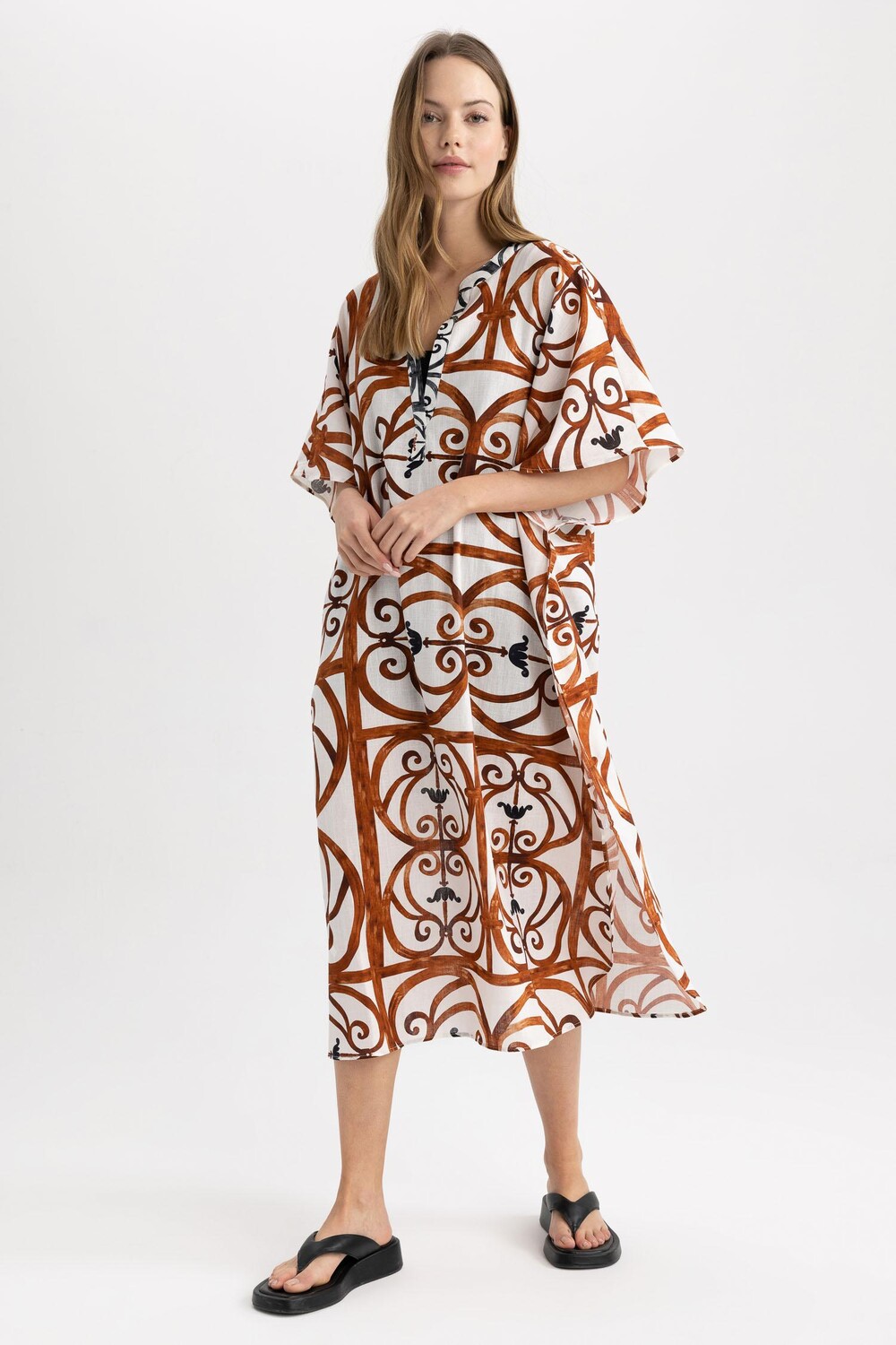 

Платье DeFacto Strand REGULAR FIT, цвет Dunkelorange
