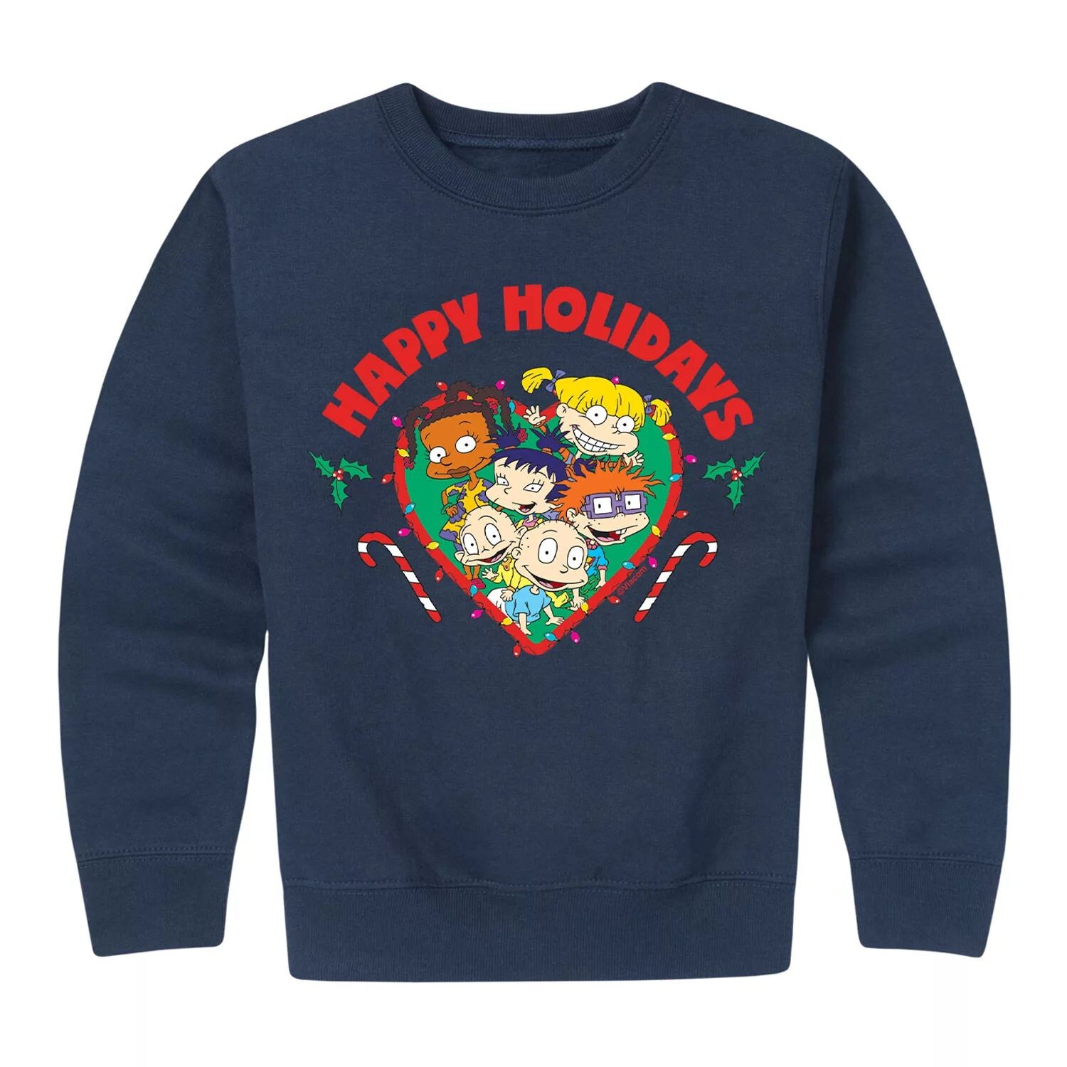 

Флисовый свитшот Rugrats Happy Holidays для мальчиков 8–20 лет Licensed Character