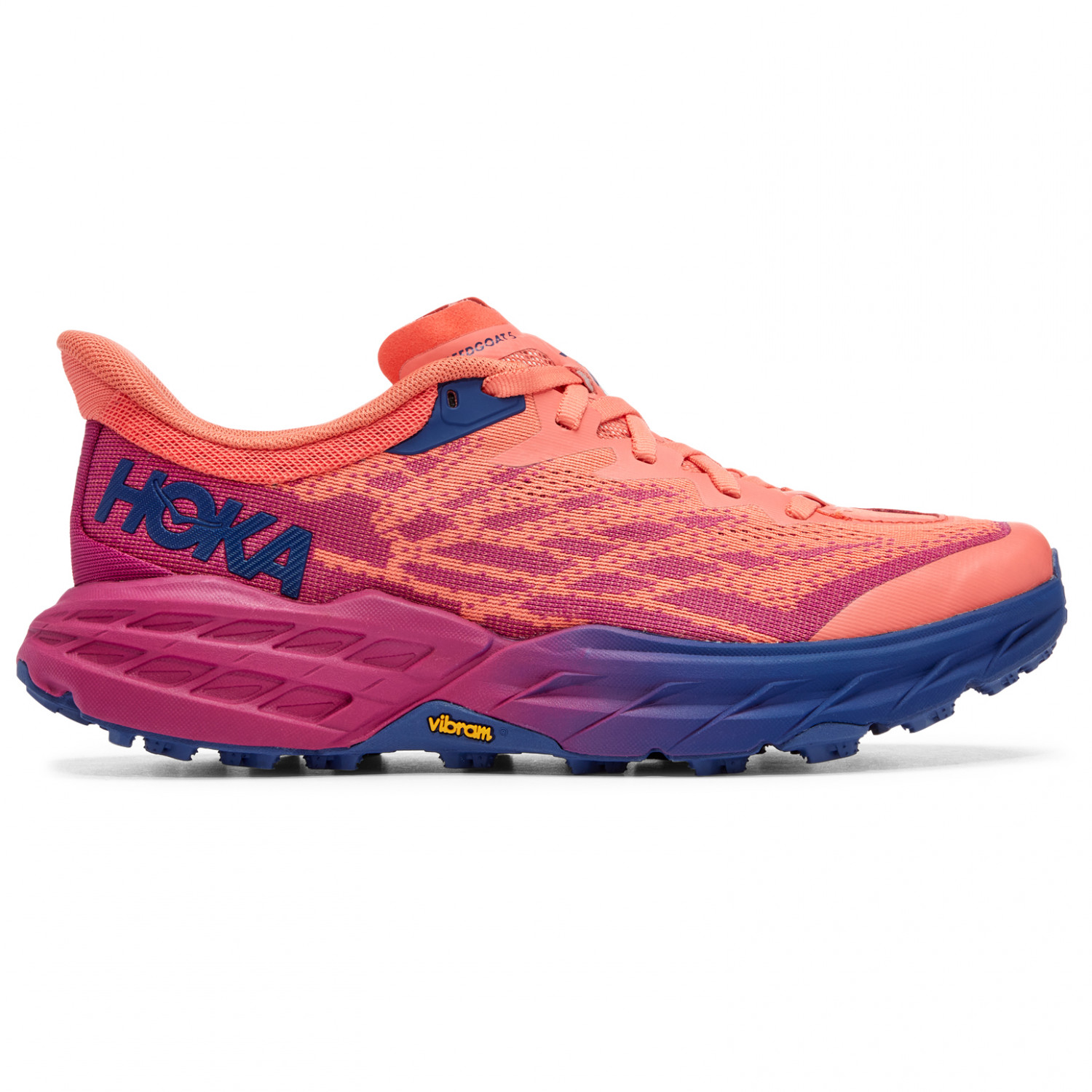 

Кроссовки для бега по пересеченной местности Hoka Women's Speedgoat 5, цвет Festival Fuchsia/Camellia