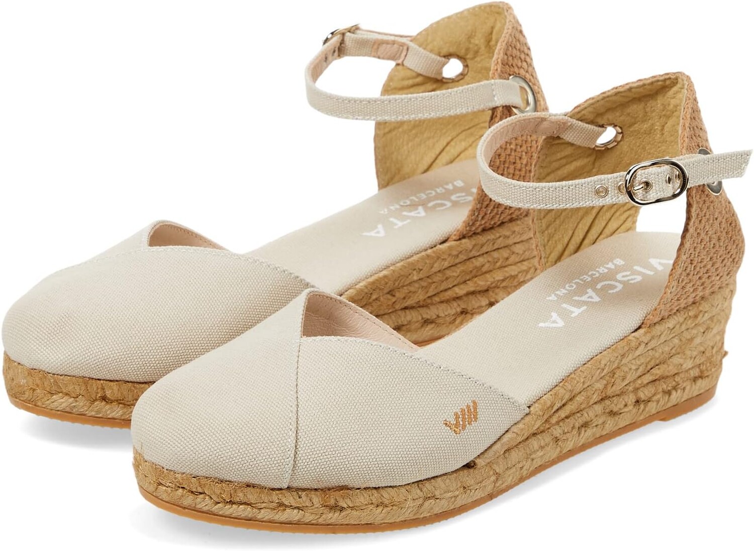 

Туфли на танкетке Pubol Espadrille Wedges VISCATA, цвет Beige Canvas