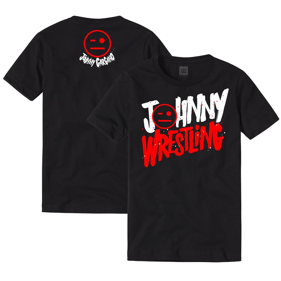 

Футболка с коротким рукавом WWE Authentic Johnny Gargano, черный