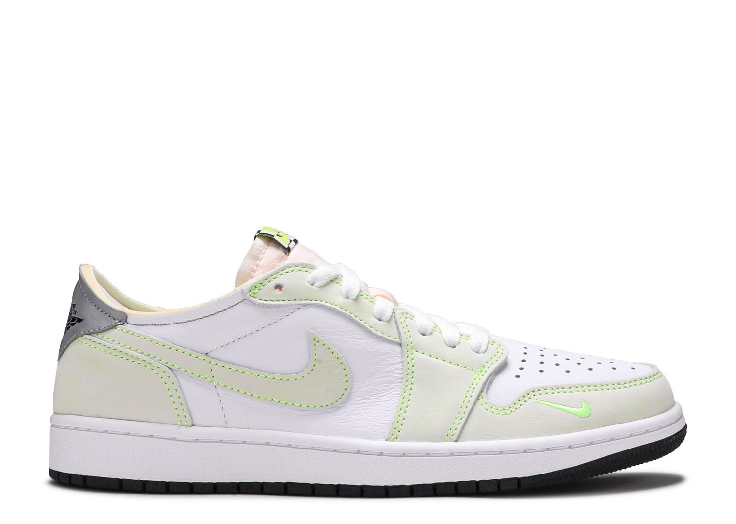 Кроссовки Air Jordan Air Jordan 1 Low Og 'Ghost Green', зеленый боковой стул cheryl ghost в прозрачном кристалле