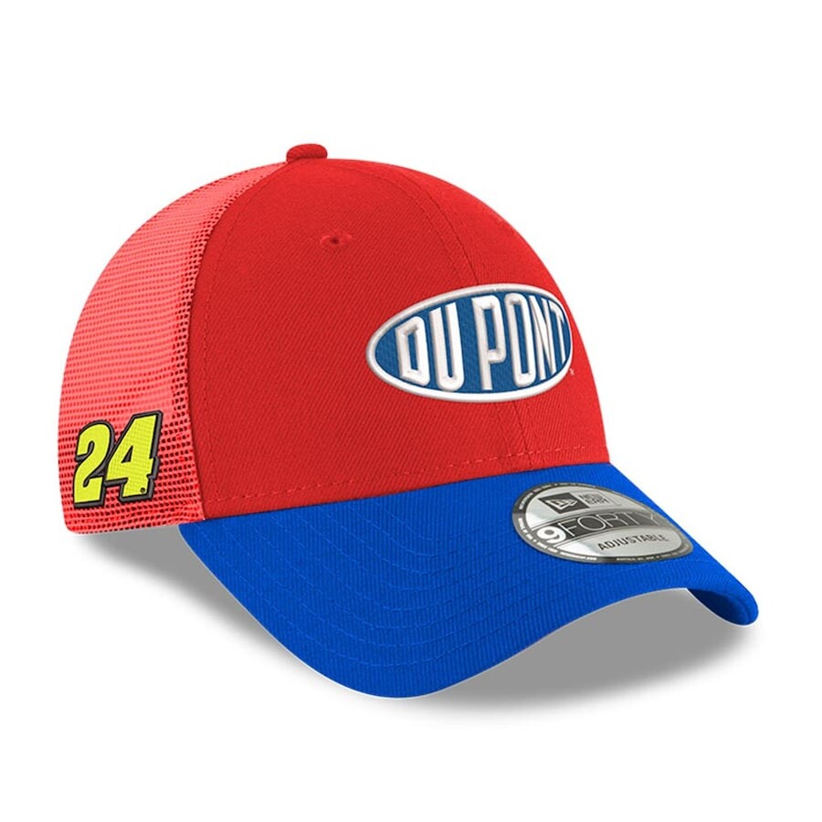 

Бейсболка New Era Jeff Gordon, алый
