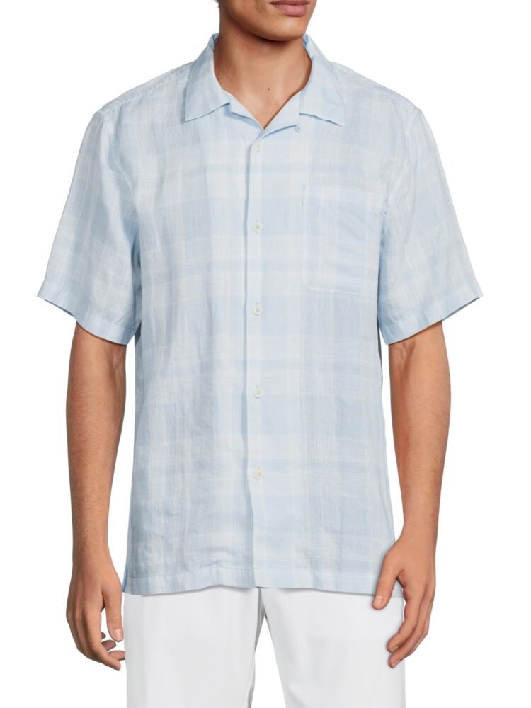 

Рубашка в клетку Laurel Canyon Camp Tommy Bahama, цвет Blue Sky