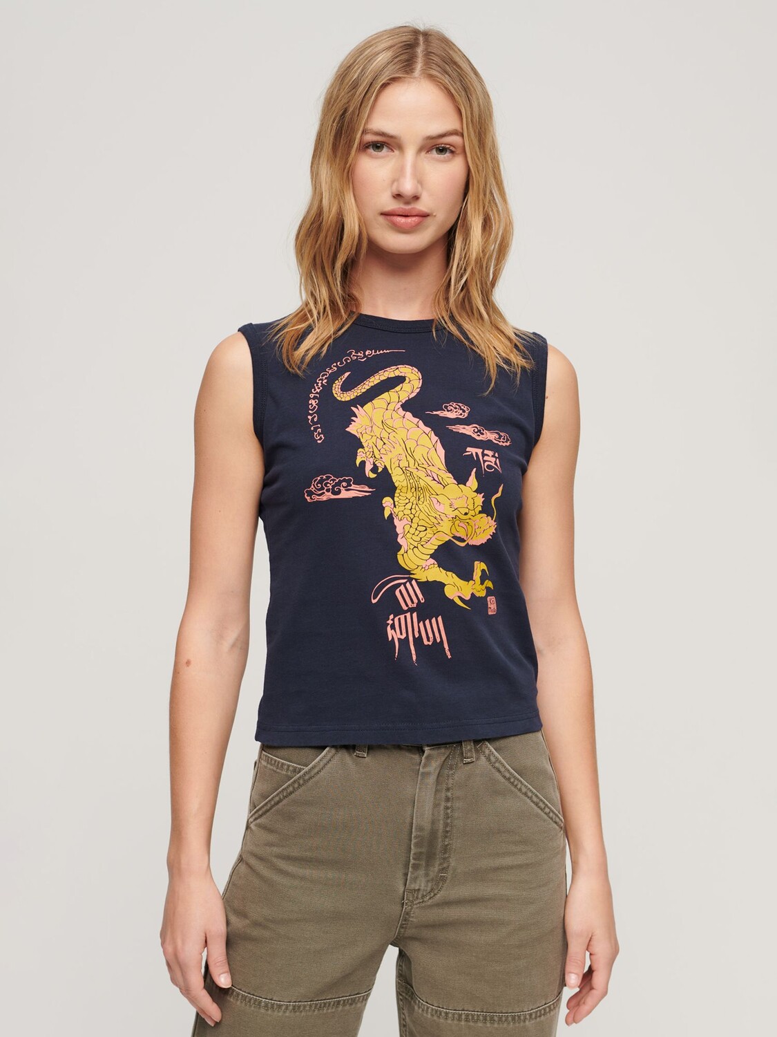

Тонкий жилет Kailash Dragon Superdry, темно-синий/мульти