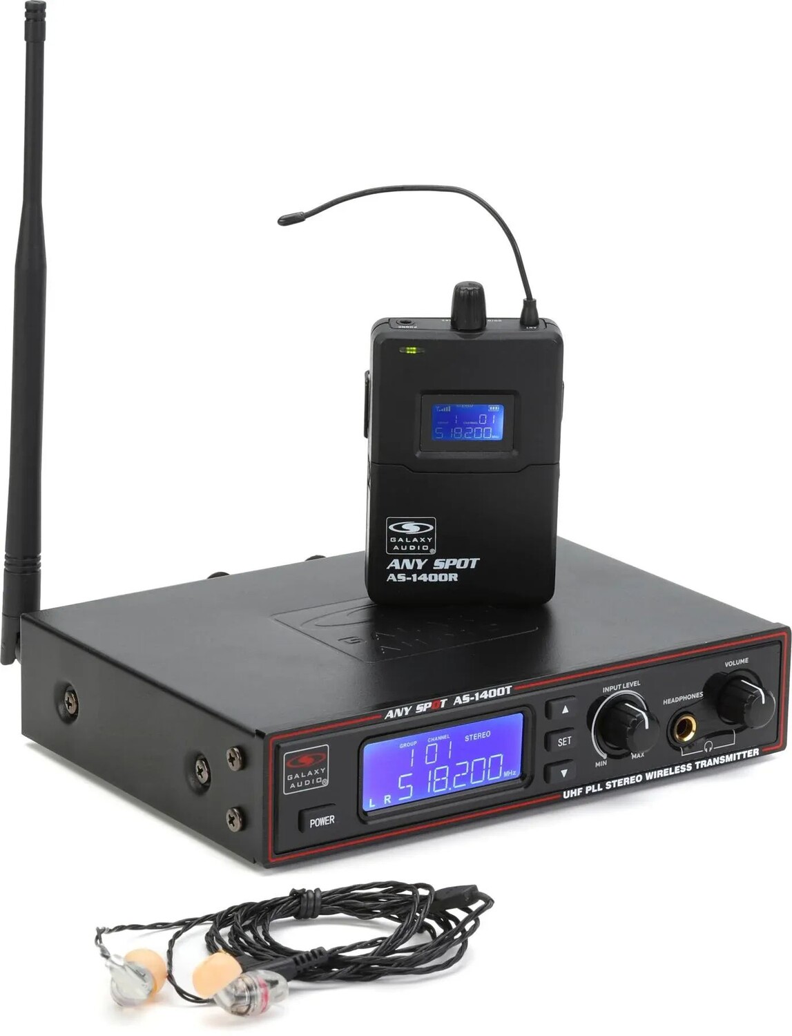 

Беспроводной персональный монитор Galaxy Audio AS-1400 — диапазон M