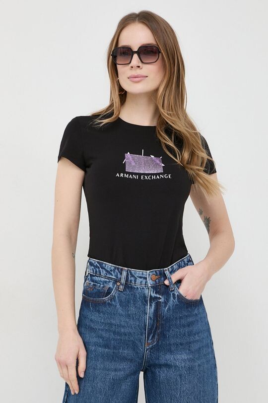 

Футболка Armani Exchange, черный