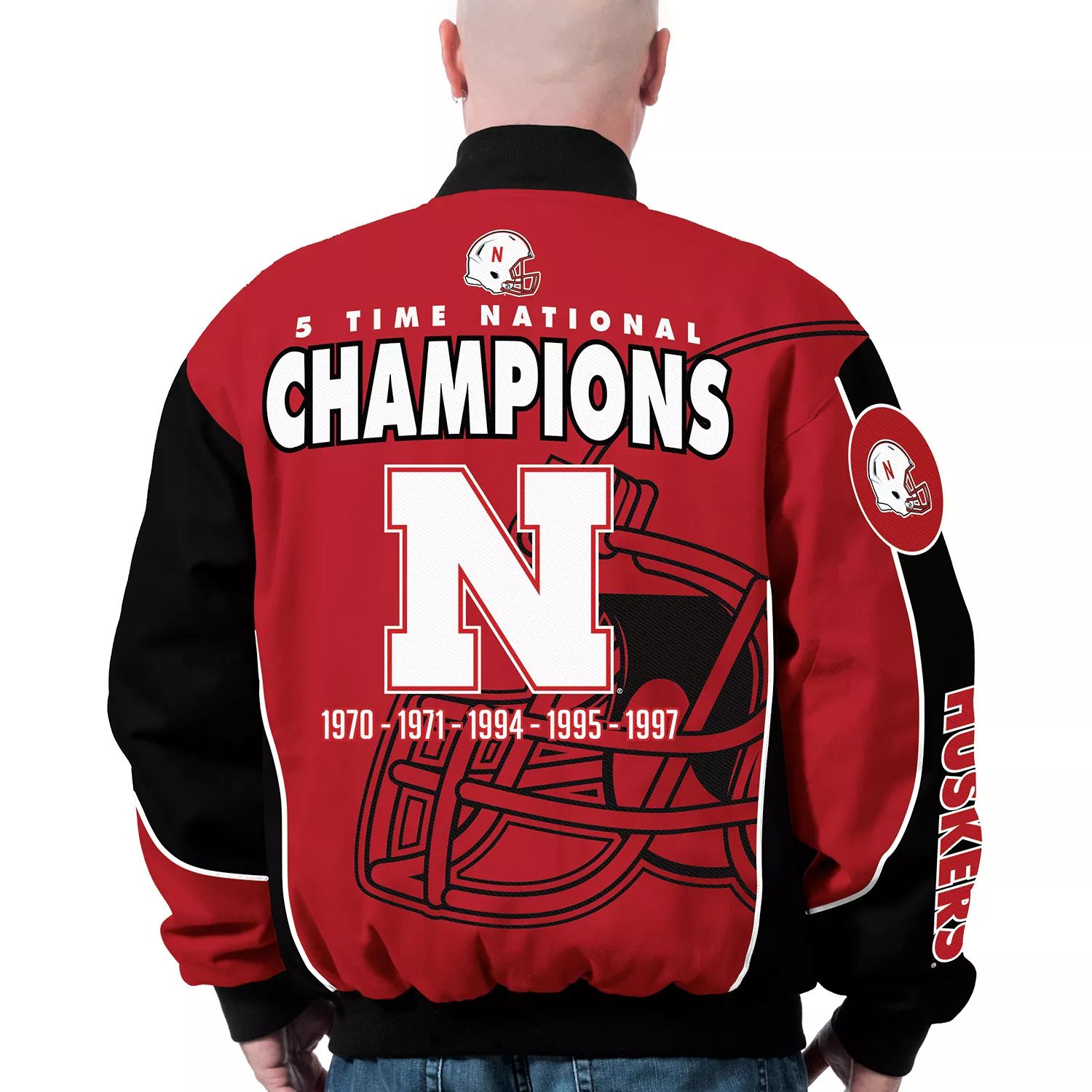 Мужская саржевая куртка Nebraska Cornhuskers Commemorative