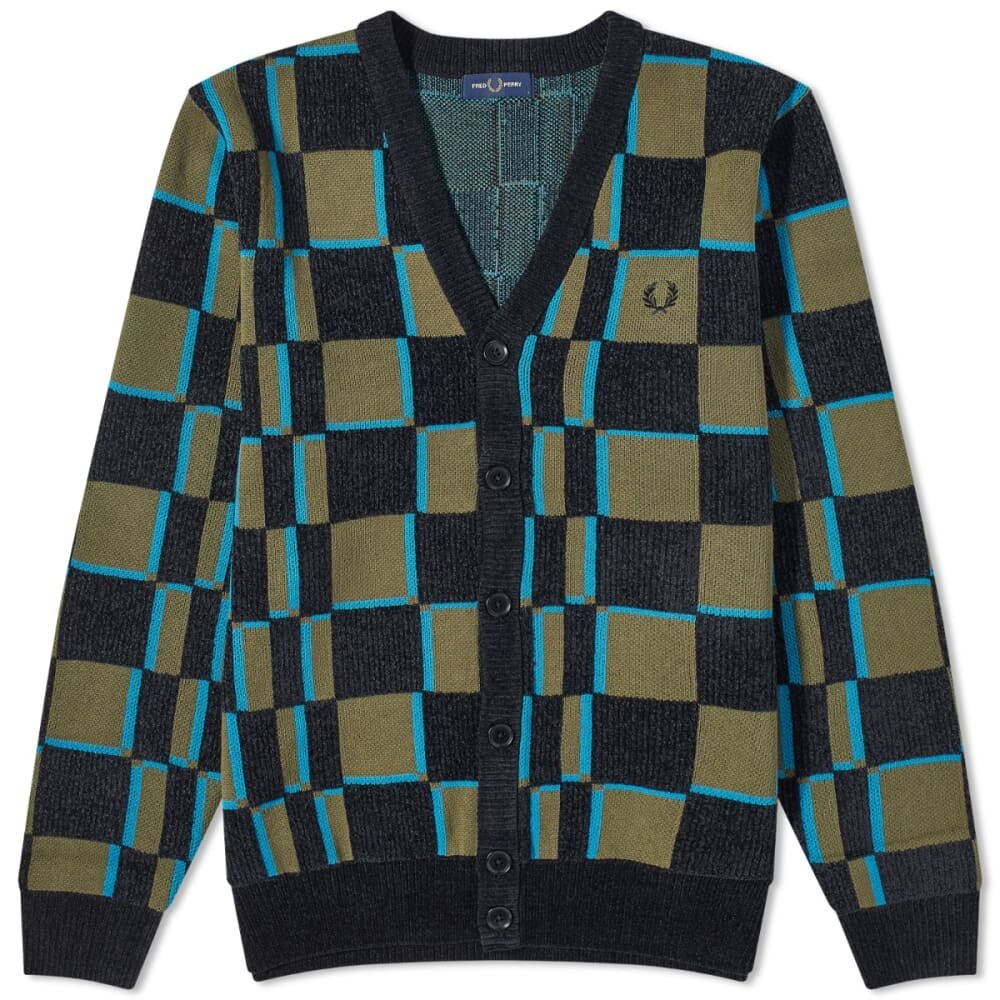 

Кардиган в клетку Fred Perry Glitch