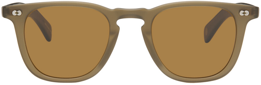 

Коричневые солнцезащитные очки Brooks X Garrett Leight