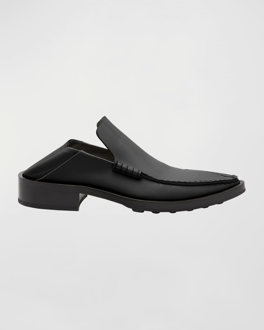 

Кожаные лоферы со шлепанцами Macassino Jil Sander