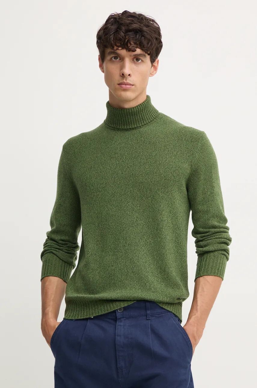 

Свитер United Colors of Benetton из смесовой шерсти, зеленый